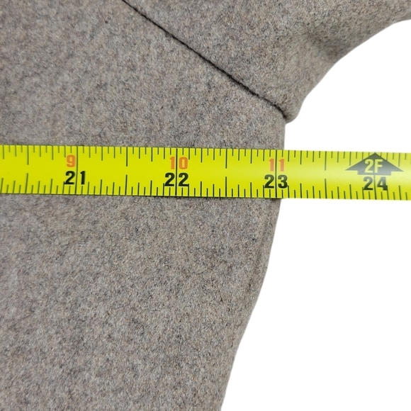 London Fog Peacoat Women Size XL Gray Double Breasted Wool Blend Pockets Lined - Picture 9 of 11